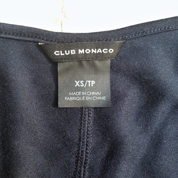 Club Monaco Navy Blue T-shirt - Picture 5 of 8